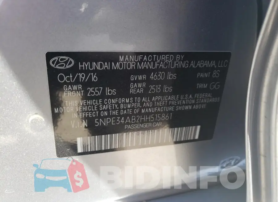 5NPE34AB2HH515861 Photo# 12