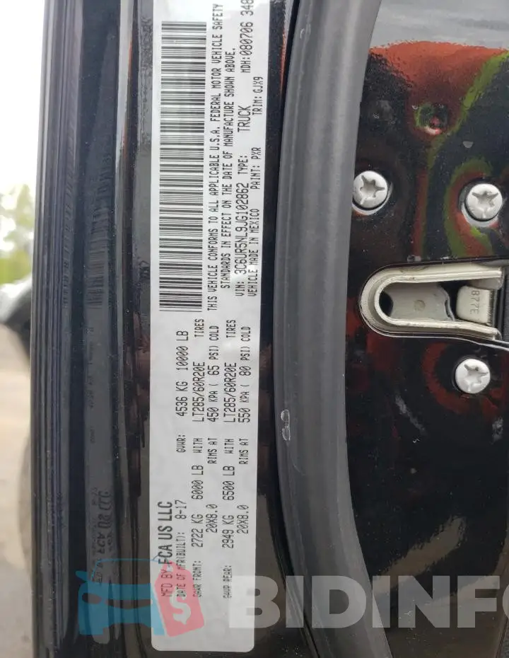 3C6UR5NL9JG102862 Photo# 12
