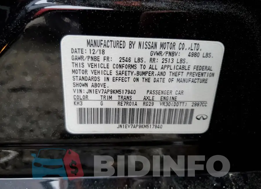 JN1EV7AP9KM517940 Photo# 12