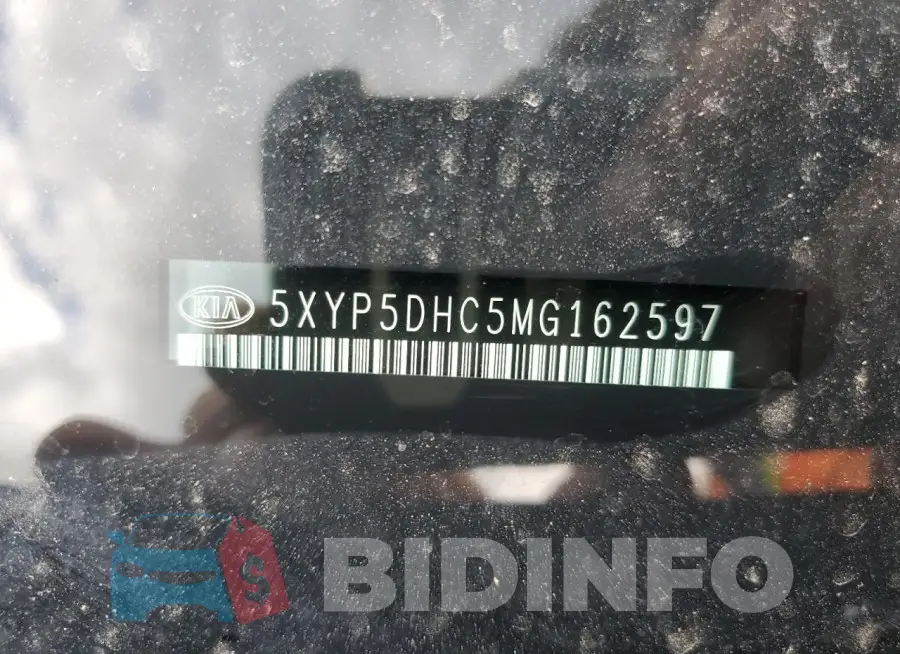 5XYP5DHC5MG162597 Photo# 14