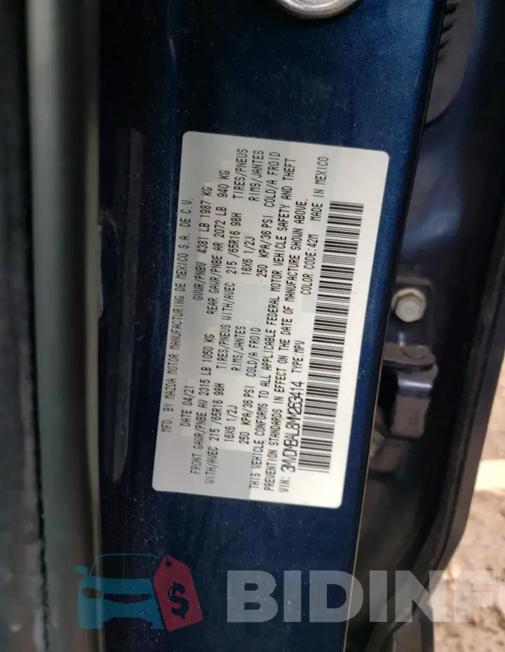 3MVDMBAL8MM263414 Photo# 12