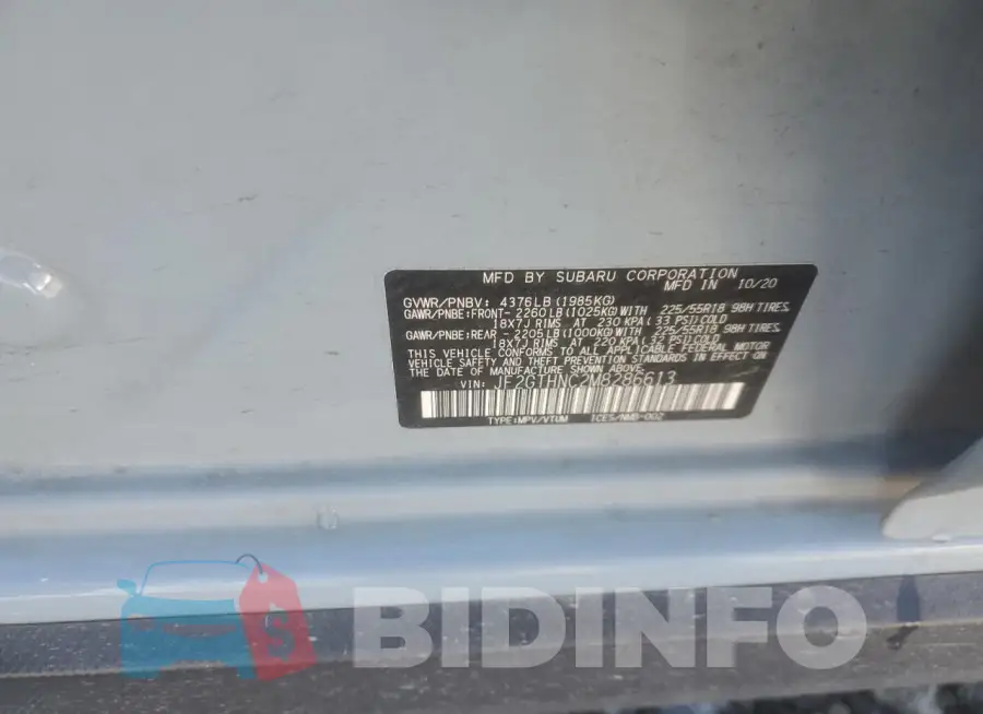 JF2GTHNC2M8286613 Photo# 13