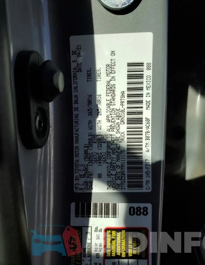 3TMDZ5BN7MM111175 Photo# 13