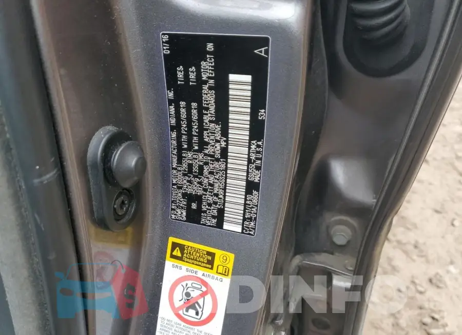 5TDJKRFH5GS251801 Photo# 13