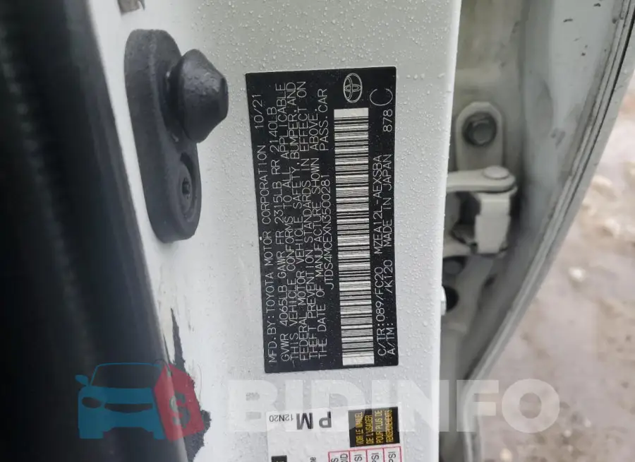 JTDS4MCEXN3500281 Photo# 12