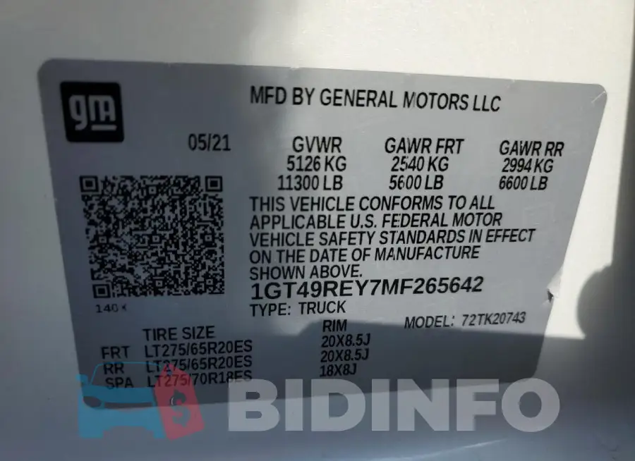 1GT49REY7MF265642 Photo# 12
