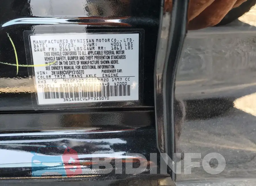 3N1AB8CV6PY315070 Photo# 12