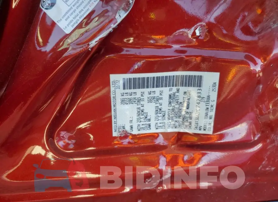 5N1BT3BA2PC742833 Photo# 12