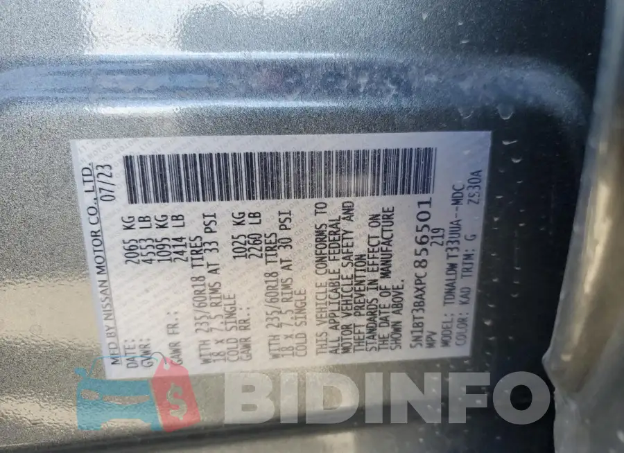 5N1BT3BAXPC856501 Photo# 12