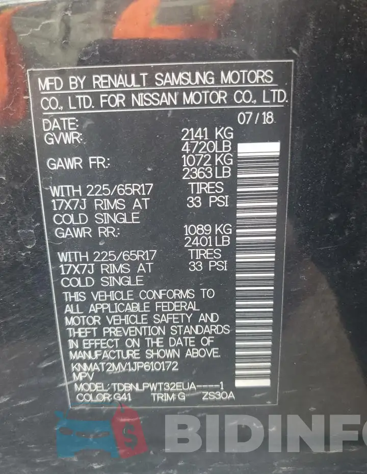KNMAT2MV1JP610172 Photo# 13