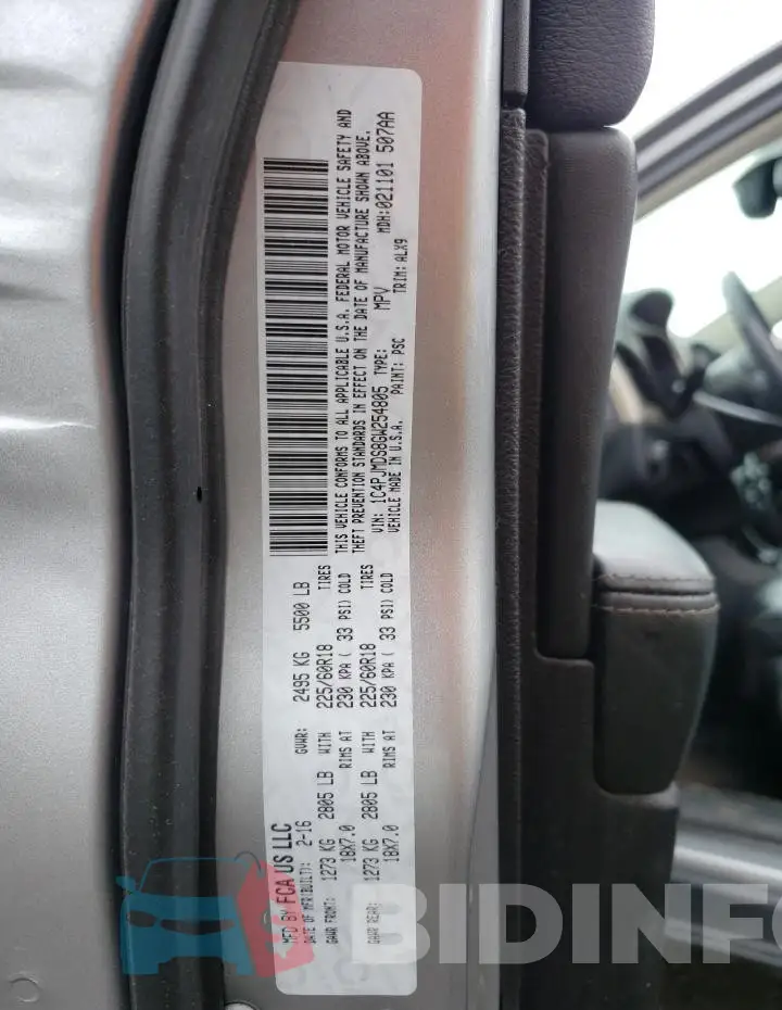 1C4PJMDS8GW254805 Photo# 13