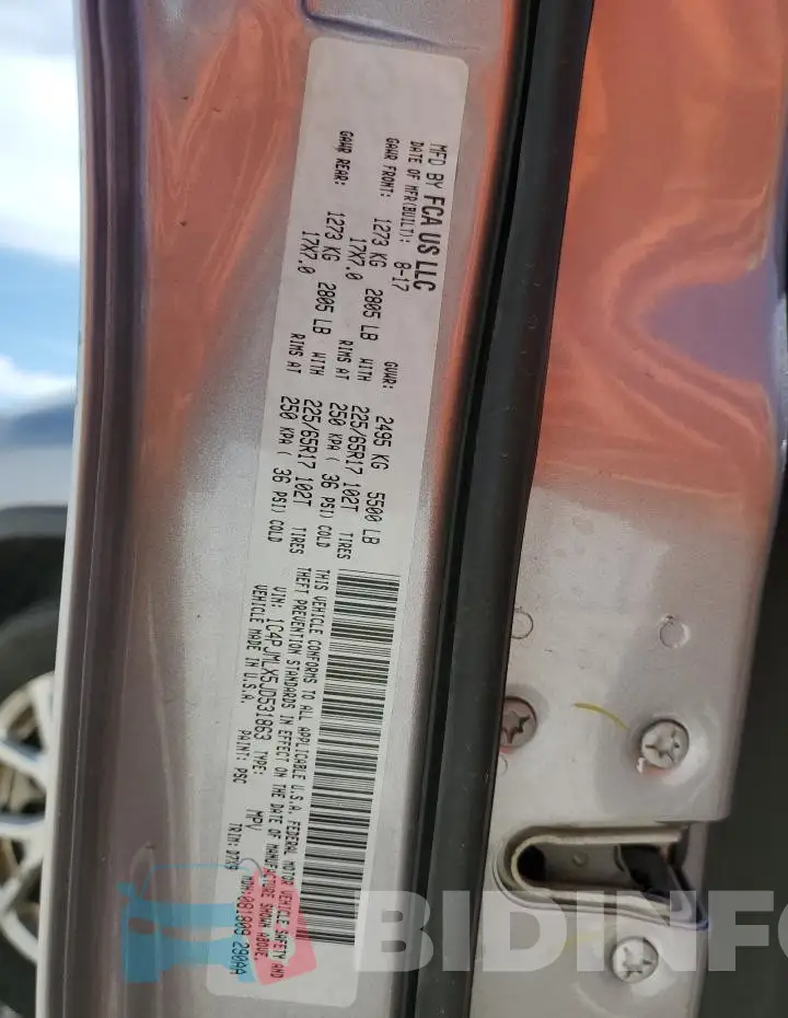 1C4PJMLX5JD531863 Photo# 13
