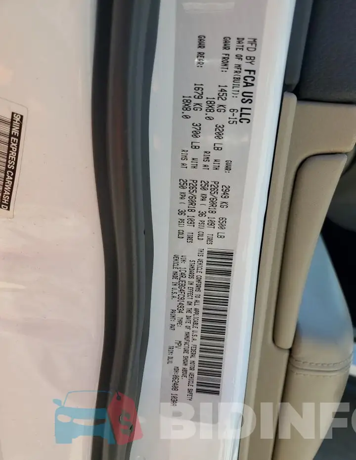 1C4RJEBG4FC914934 Photo# 13