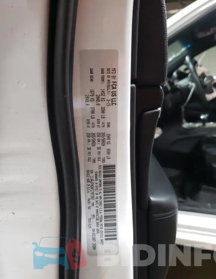 1C4RJFAGXFC797397 Photo# 13