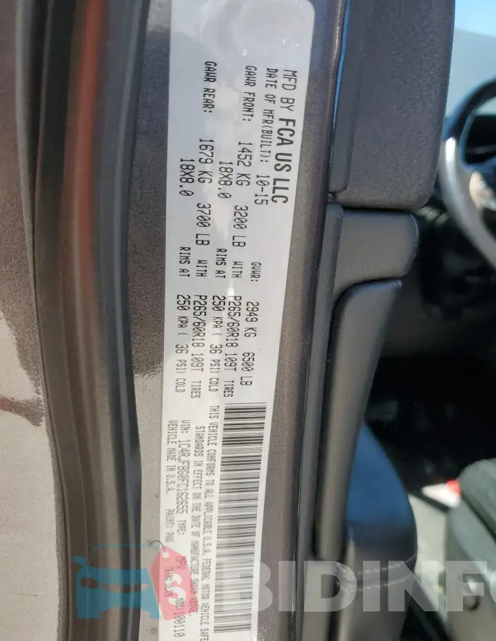 1C4RJFBG0FC162655 Photo# 14