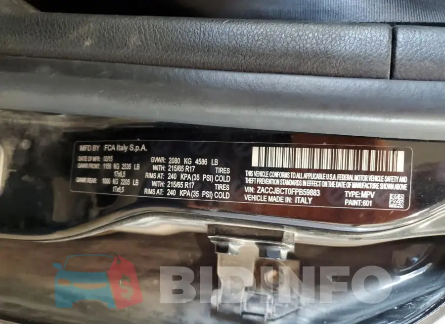 ZACCJBCT0FPB59883 Photo# 12