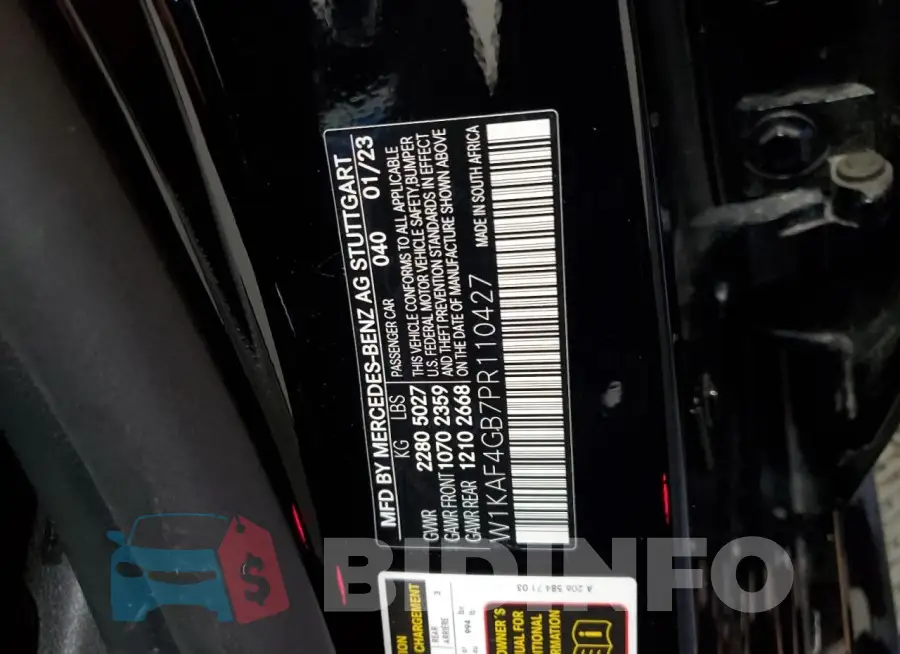 W1KAF4GB7PR110427 Photo# 12