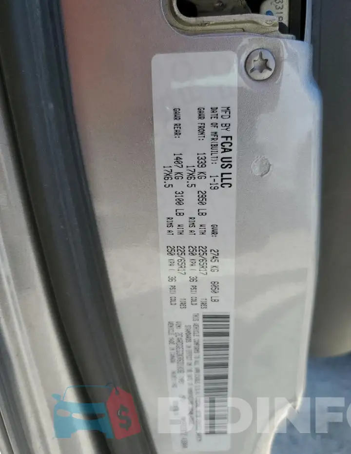 2C4RDGEG3KR631036 Photo# 13
