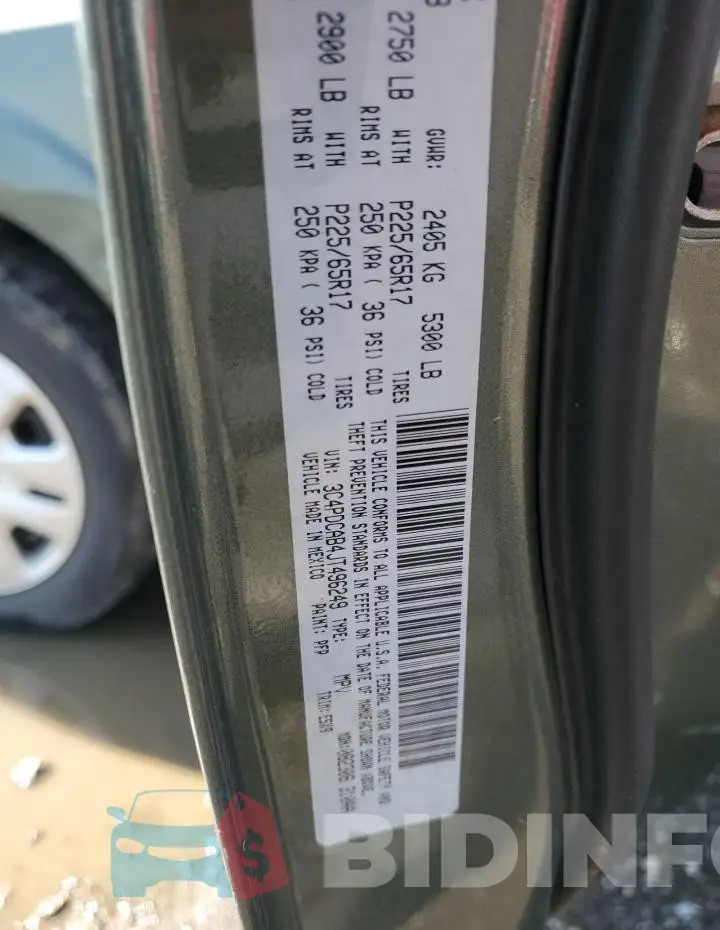 3C4PDCAB4JT496249 Photo# 14