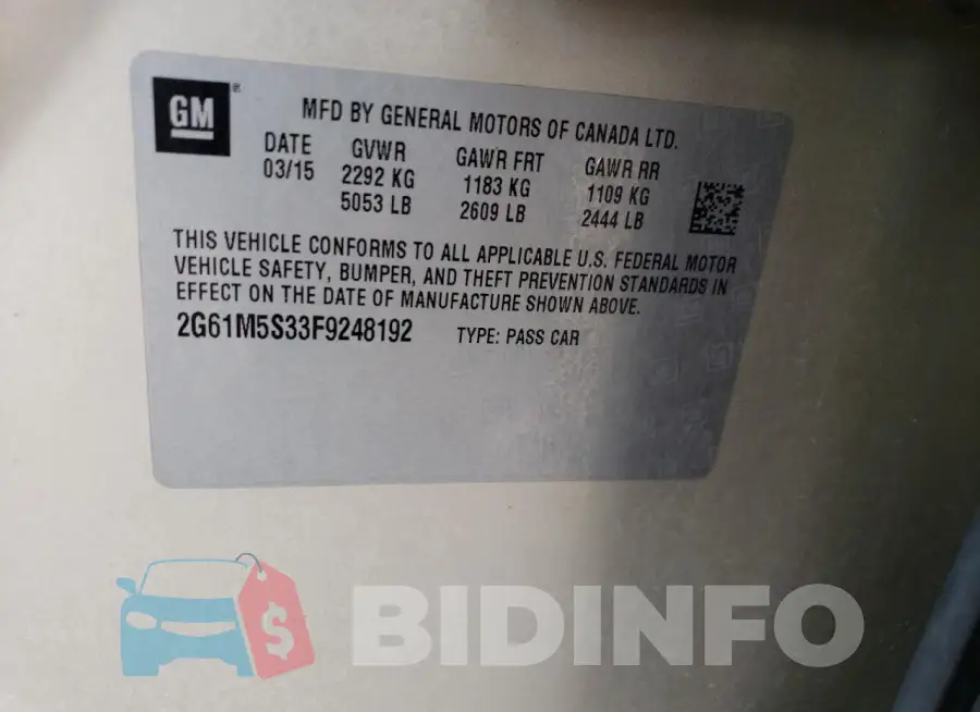 2G61M5S33F9248192 Photo# 12