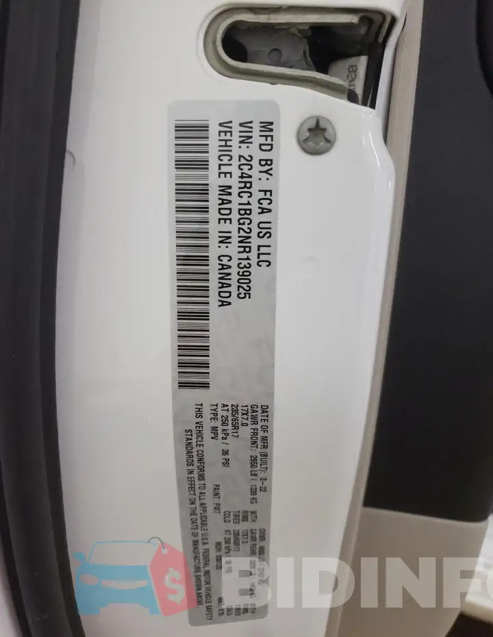 2C4RC1BG2NR139025 Photo# 14