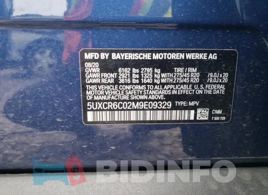 5UXCR6C02M9E09329 Photo# 13