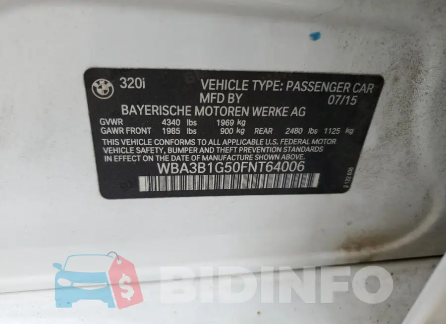 WBA3B1G50FNT64006 Photo# 13