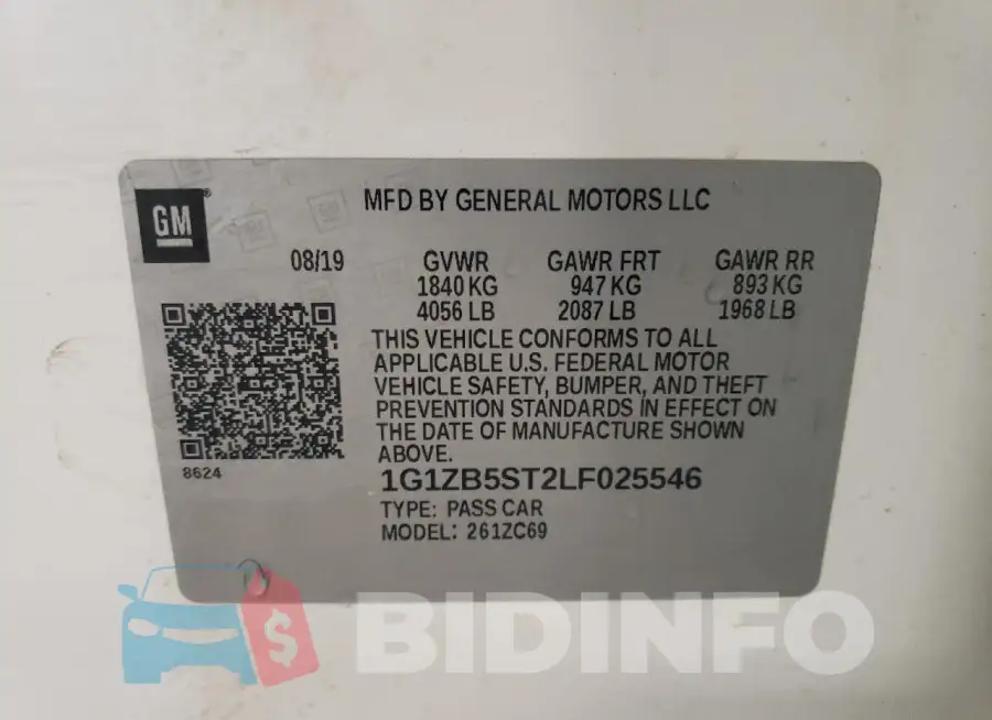 1G1ZB5ST2LF025546 Photo# 12