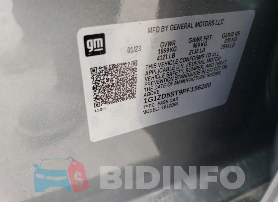 1G1ZD5ST9PF156280 Photo# 12