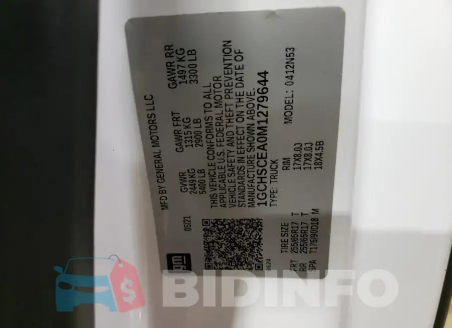 1GCHSCEA0M1279644 Photo# 12