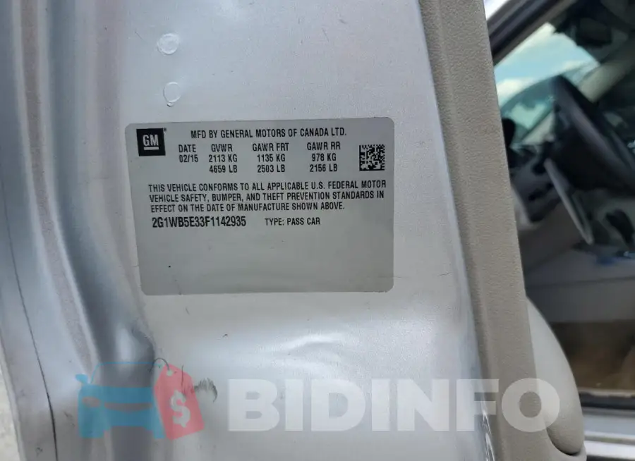 2G1WB5E33F1142935 Photo# 12