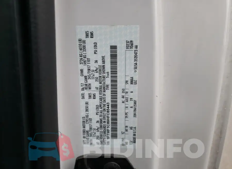 1FTMF1C89HFC85443 Photo# 12