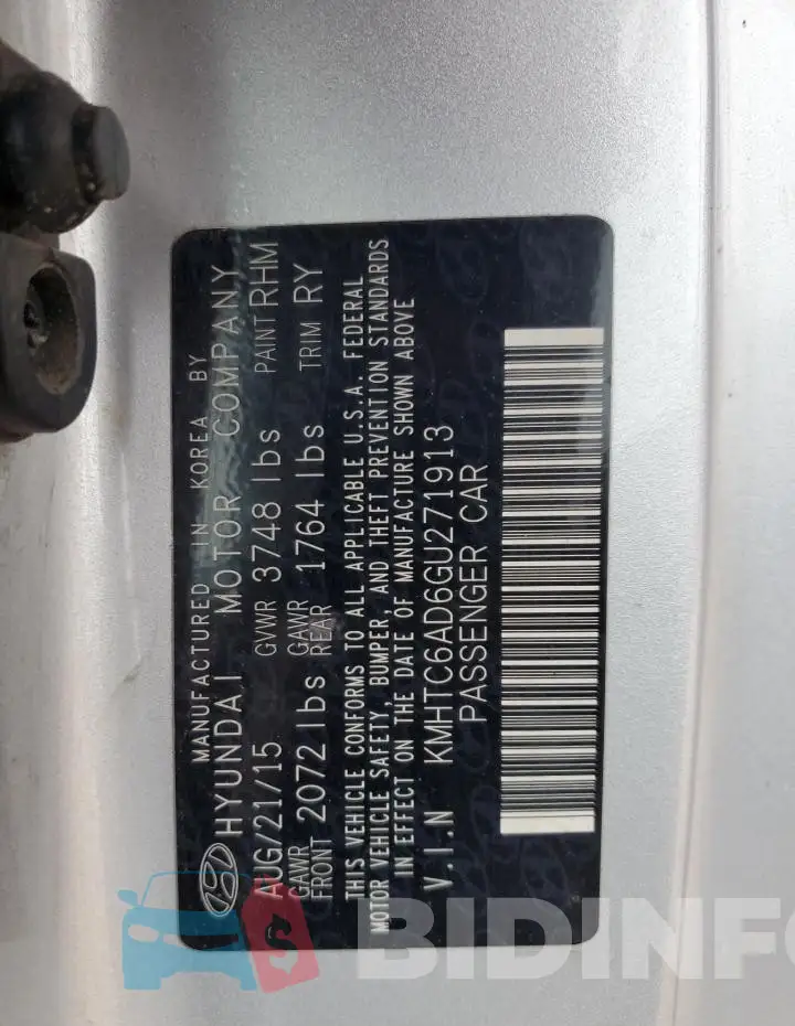 KMHTC6AD6GU271913 Photo# 13