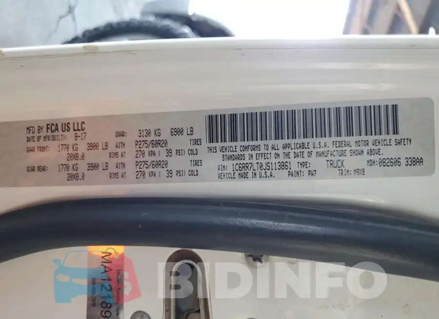 1C6RR7LT0JS113861 Photo# 12
