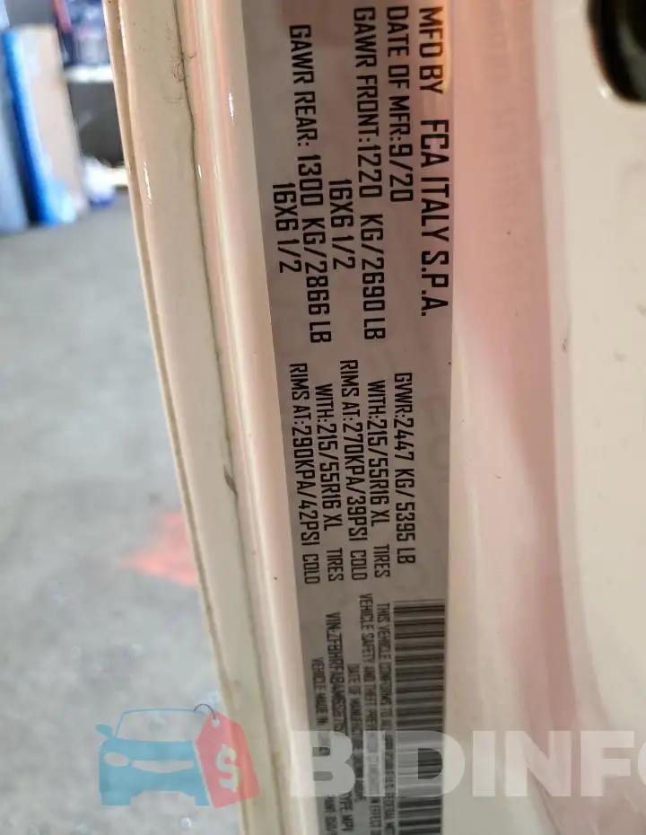 ZFBHRFAB4M6S67157 Photo# 13
