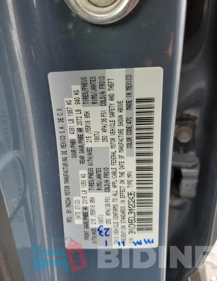 3MVDMBDL3MM202435 Photo# 12