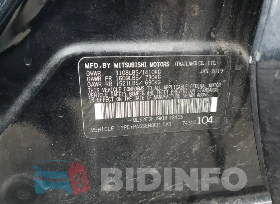 ML32F3FJ9KHF12455 Photo# 12