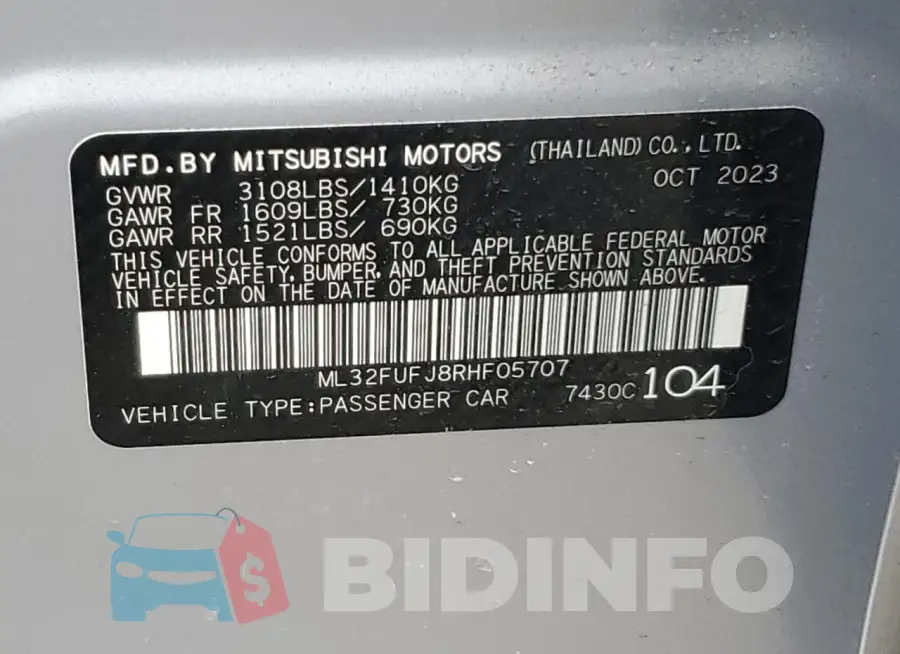 ML32FUFJ8RHF05707 Photo# 12