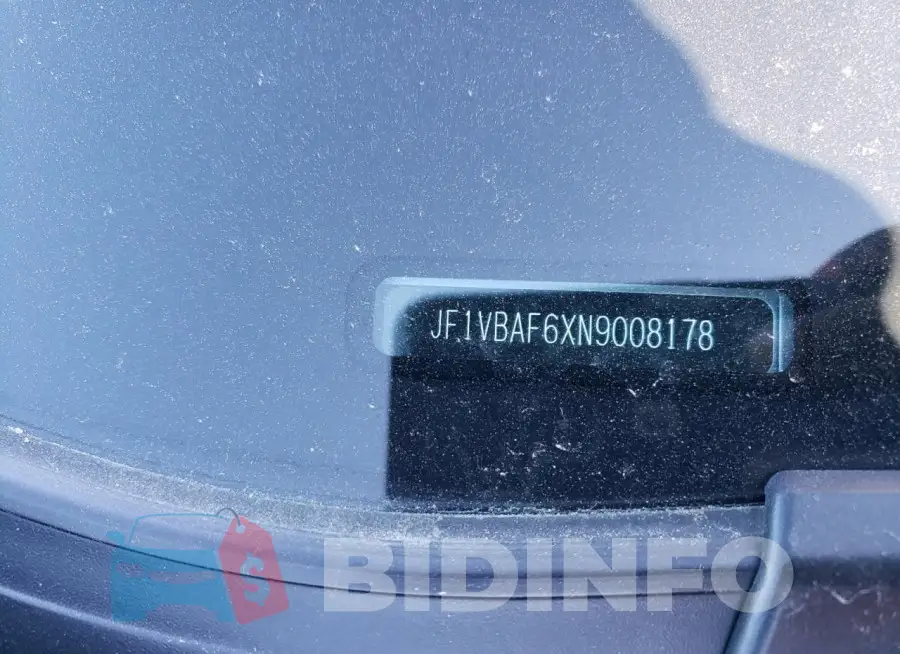 JF1VBAF6XN9008178 Photo# 12