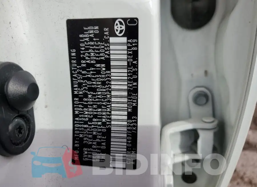 5YFEPMAE3MP252338 Photo# 12