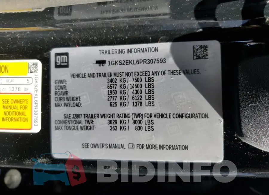 1GKS2EKL6PR307593 Photo# 14