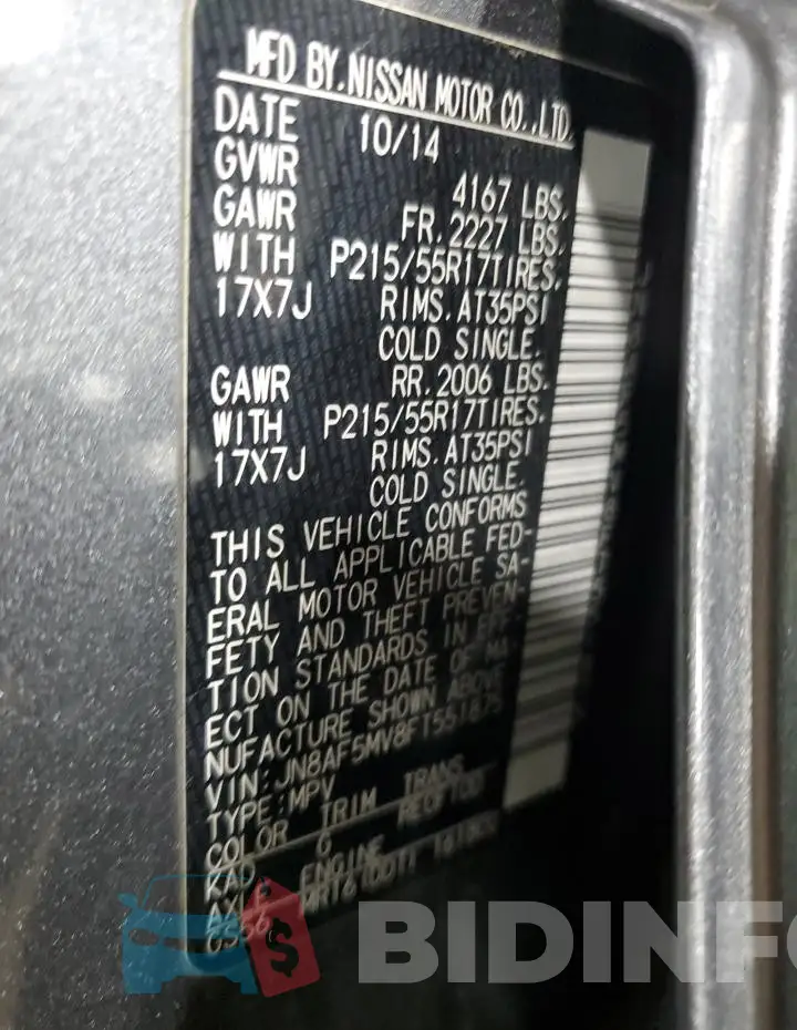 JN8AF5MV8FT551875 Photo# 13