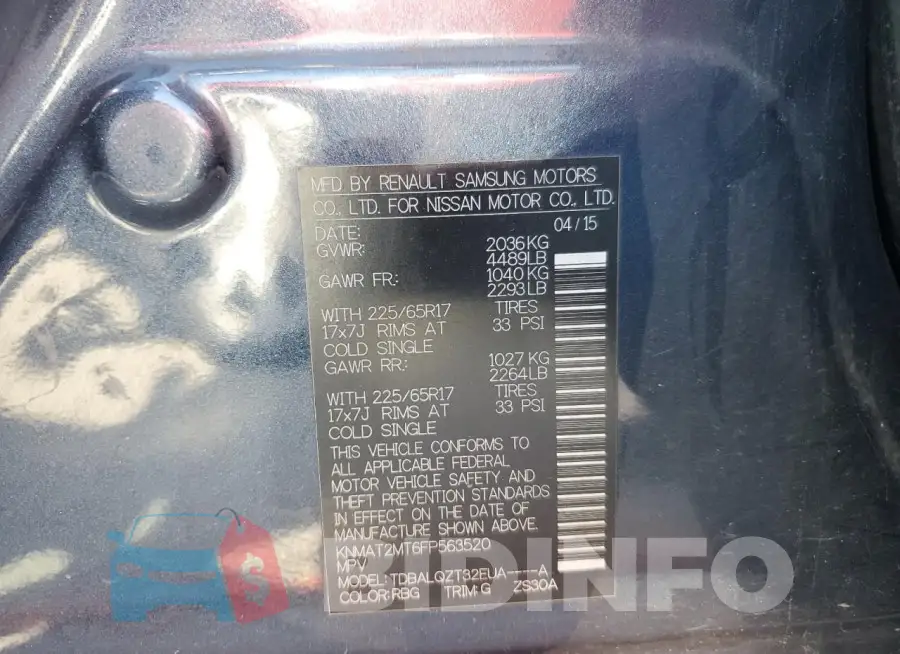 KNMAT2MT6FP563520 Photo# 14