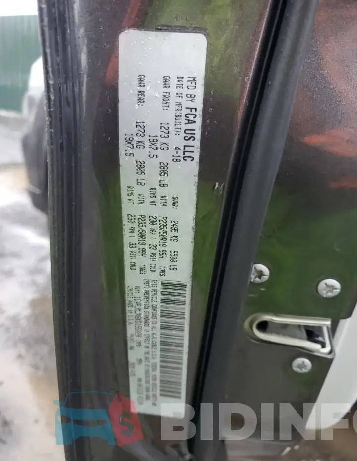 1C4PJMJX8KD155020 Photo# 13