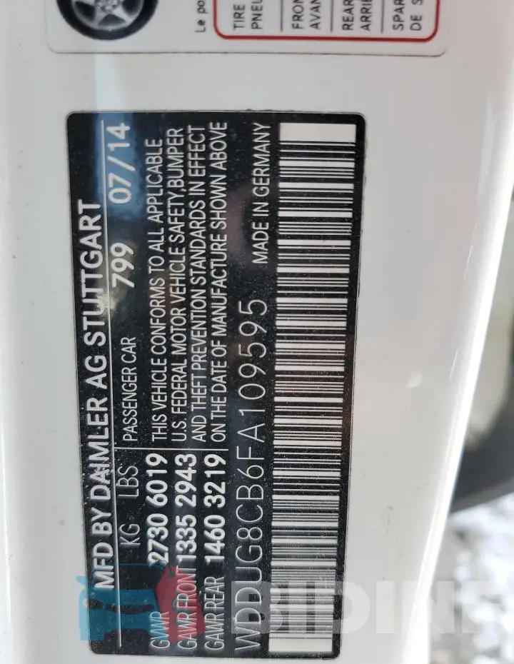 WDDUG8CB6FA109595 Photo# 13