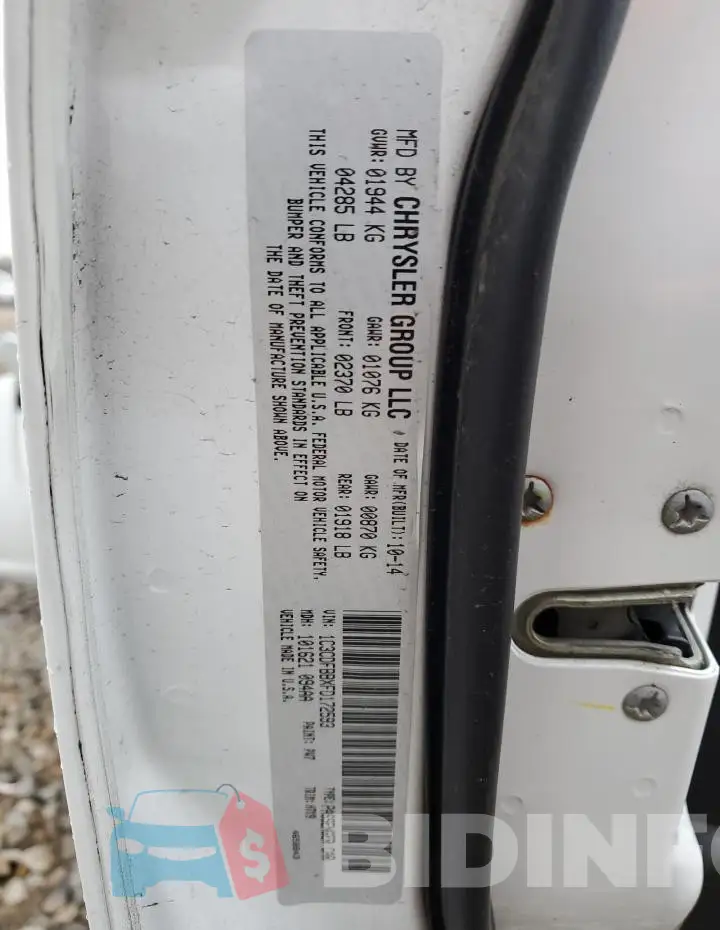 1C3CDFBBXFD172593 Photo# 13