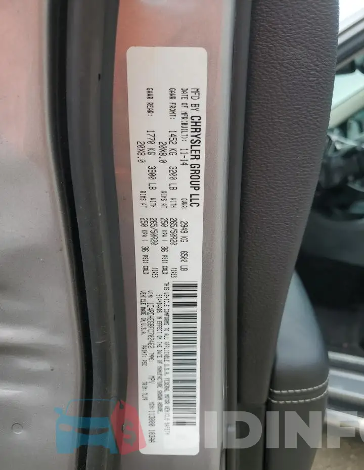 1C4RDHEG8FC702462 Photo# 13