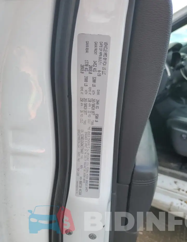 1C4RDJDG8KC770487 Photo# 13