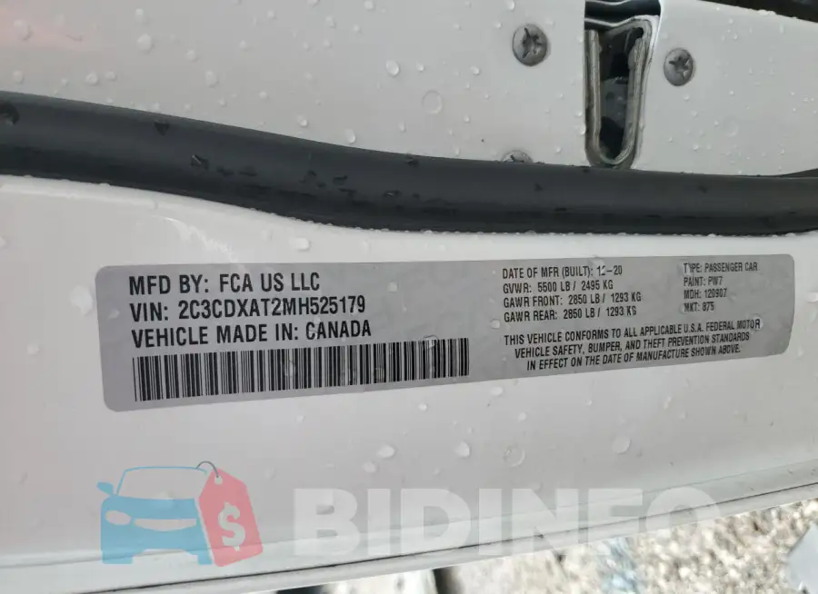 2C3CDXAT2MH525179 Photo# 12