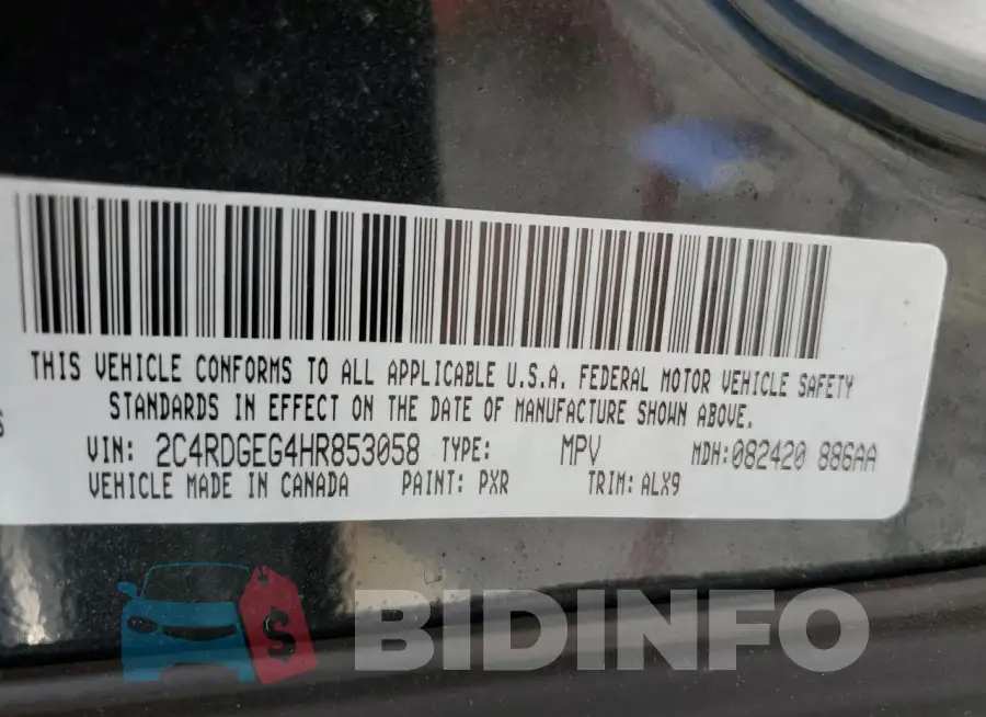 2C4RDGEG4HR853058 Photo# 13